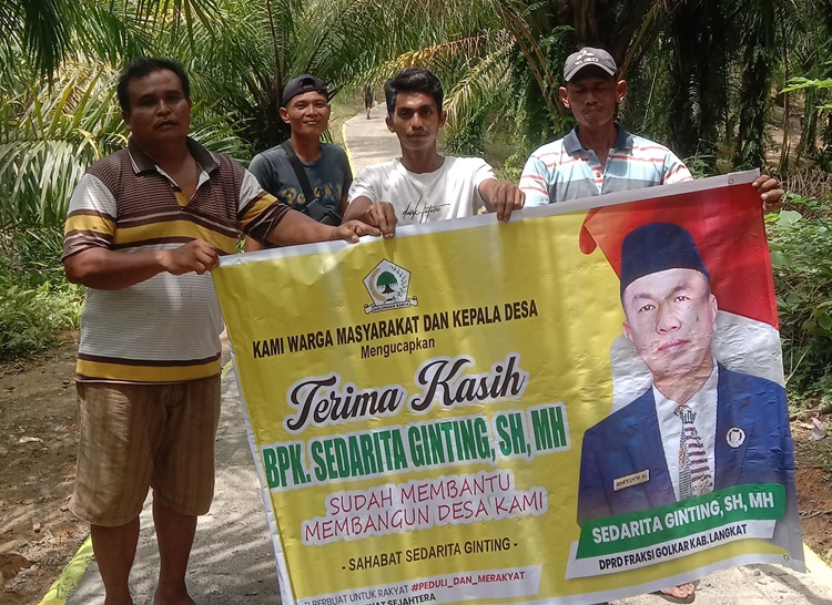 Pembangunan Paving Blok, Dusun Tusam Pinter Tahun 2024